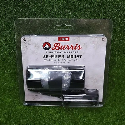 Burris PEPR 1  Picatinny Scope Mount W/ Smooth/Rail Ring Tops - 410343 • $94.97