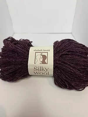 Elsebeth Lavold Silky Wool Yarn Hank Color 23 Wool Silk 65/35 • $9.99