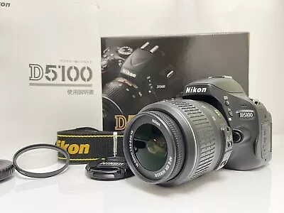 [Top MINT] Nikon D5100 Digital SLR Camera AF-S DX VR 18-55mm BOX Kit From JAPAN • $249.99