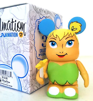 Disney Vinylmation 3  Animation Series 2 Tinker Bell Fairy Peter Pan Toy Figure • $24.99