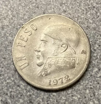 1972 Mexico Mexican One 1 Peso Morelos Y Pavon Coin • $2.50