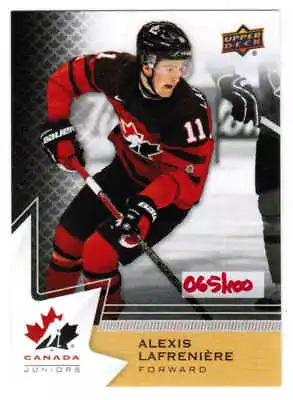 2020 Upper Deck Fall Expo Vip Alexis Lafreniere Al Team Canada Juniors Red /100 • $99.99