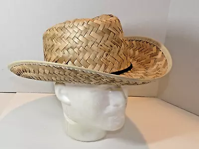 MEXICAN RANCHERO Straw Cowboy Western Hat Vintage M/L • $14.95