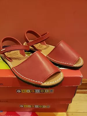 NWB Pablosky Girls Sandals Red Size 2/EU 33  Leather upper • $29.99