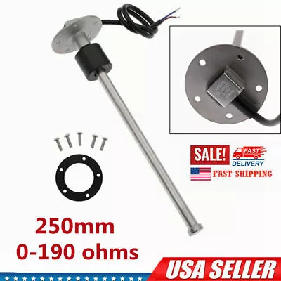 250mm Boat Truck Fuel Sending Unit Marine Water Level Gauge Sensor 0-190 Ohms • $18.99