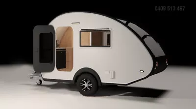 Tear Drop Camper - Onboard Shower Air Conditioner Solar System kitchen • $28990.95