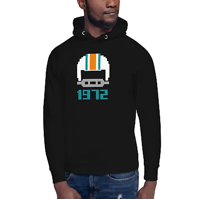 1972. The PERFECT Miami Dolphins Hoodie For The PERFECT Season • $39