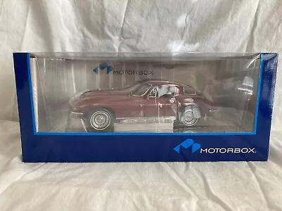 Exoto Motorbox 1967 Corvette Stingray 327 Small Block L79 Coupe Maroon 1/18 • $90