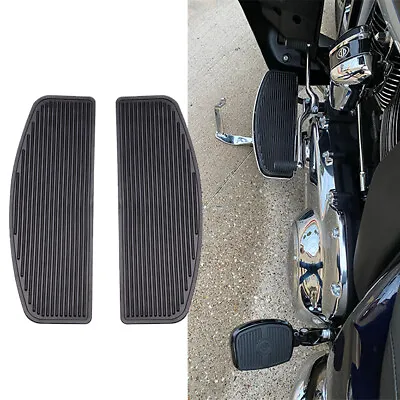 Pair Motorcycles Front & Rear Foot Boards Floorboards For Harley Honda Yamaha A+ • $45.15