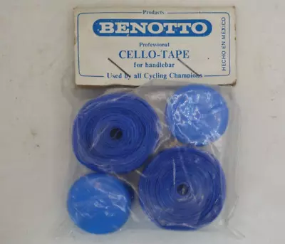 Benotto Cello Tape For Handlebars - Dark Blue - Nos - Nip • $49.96