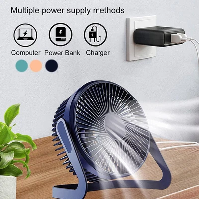 $14.58 • Buy USB Powered Desk Fan Small Personal Cooler Portable FREE Mini SHIPPING Fan I9Q9