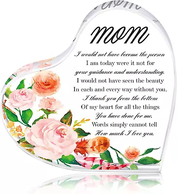 Mother‘S Day Gifts For Mom From Daughter Son Mothers Day Keepsake And Paperweigh • $15.61