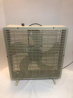 Vintage Box Fan - MvGraw Edison 2 Speed Model 204001C • $44.95