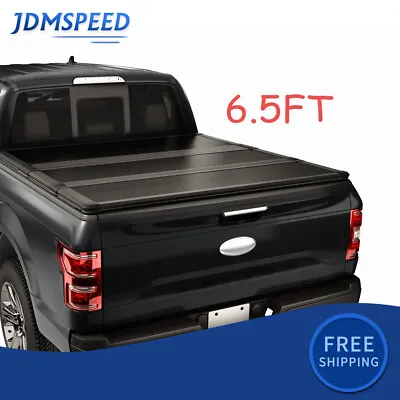 6.5FT 3-Fold Hard Tonneau Cover For 2015-2024 Ford F-150 Long Bed Truck • $409.97