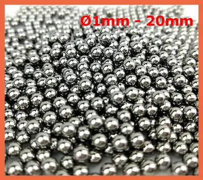 Ball Bearings Carbon Steel 1/1.5/2/2.5/3/3.5/4/4.5-20mm Diameter Choose Quantity • $8.90