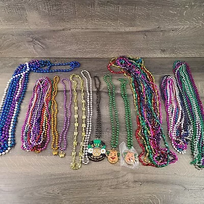 Vintage Large Lot Of Mardi Gras Beads Specialty Necklace Strands New Orleans • $33.11