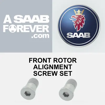 SAAB Genuine Front Brake Disc Alignment Screw SET 9-3 900 9-5 OEM 90278945 • $17.99