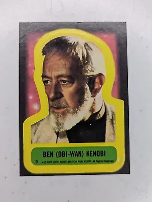 1977 Vintage Star Wars Sticker #9 Ben (Obi-Wan) Kenobi • $6.49