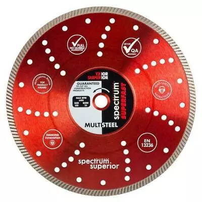 £43 • Buy OX Tools TX10R-300/20 OX-TX10R Spectrum Superior Turbo Diamond Blade - 300/20mm,