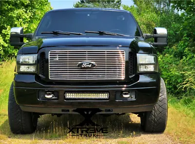 05-07 Ford F250 F350 Super Duty Black Chrome Harley Davidson Billet Grille  • $189.99