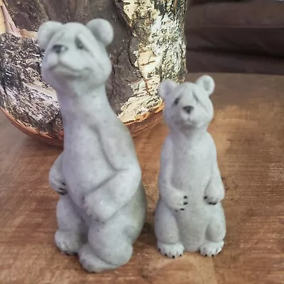 Quarry Critters~Bears Set Of 2~Billy &  Barney~Second Nature Designs • $15