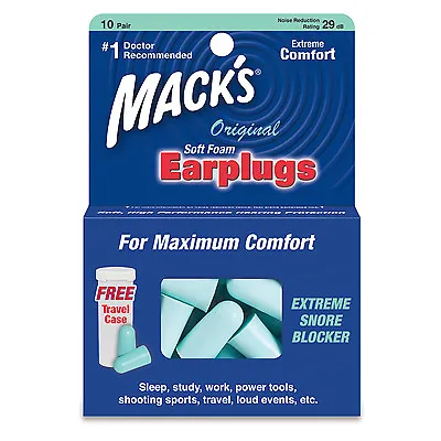 Mack's Original Soft Foam Earplugs • £3.50