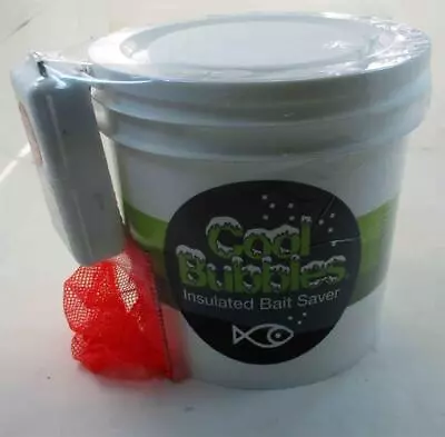 Marine Metal CB211 Cool Bubbles 8 Qt Insulated Pail Bait Saver W Aerator • $43.50