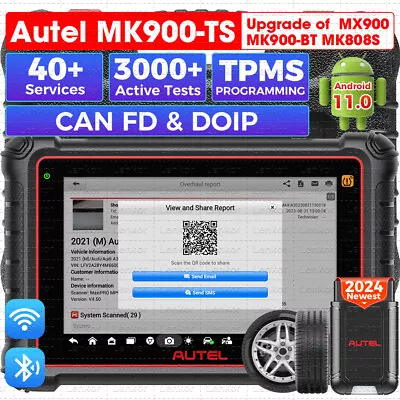 2024 Autel MaxiCOM MK900TS MK900-TS Full TPMS Diagnostic Scanner Up Of MX808S-TS • $849