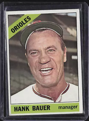 1966 Topps Venezuelan Hank Bauer Baltimore Orioles • $2.49