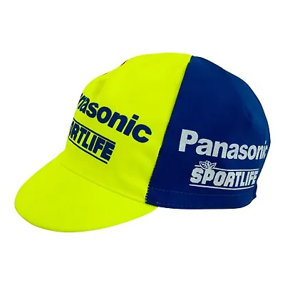 Panasonic Sportlife Team Cycling Cap - Retro Fixie Vintage Made In Italy • $18.50