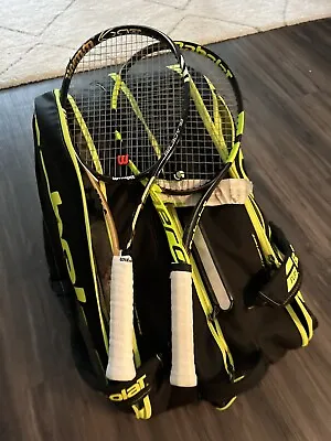 Babolat Pure Aero Team + Wilson Blade BLX 98 + Babolat Racket Bag RH 12 • $269