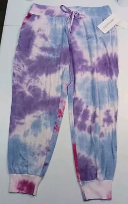 Women's Marika Tie Dye Jogger Pants Size XL Pink Purple Blue SRP $65 • $19.99