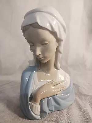 Lladro Madonna Head Gloss Porcelain Statue Figurine Bust  • $75