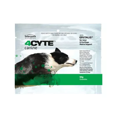 4Cyte Canine Granules Dog Joint Supplement 50g • $49.55