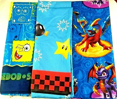 Animation Bed Sheets Nintendo / Sponge Bob / Skylander Giants Twin Top Sheets  • $25.95