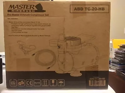 Pro Master Airbrush Compressor Set ABD TC-20-HB NIB • $70