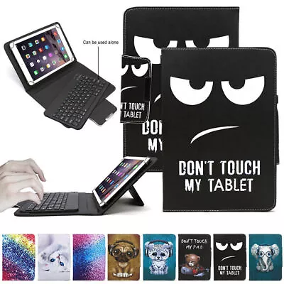 For Telstra Enhanced Tablet 10.1  Tablet Keyboard Leather Stand Fold Case Cover • $37.99
