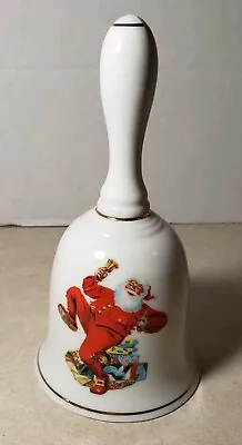 Vintage 1986 Norman Rockwell  Ringing In Good Cheer  Bell 6.25  • $5.06