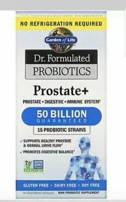 Garden Of Life Dr. Formulated Probiotics Prostate+ 60ct Exp 06/24 Sealed JB • $35.35