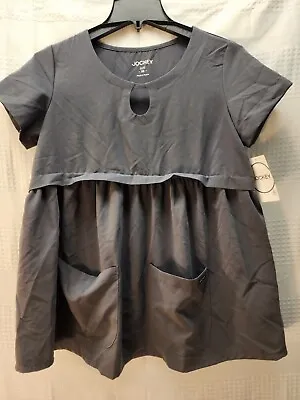 Jockey Scrub Shirt Womens Size Large Xs Maternity Gray Charcoal Short Sleeve • $20