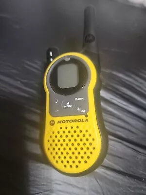 Motorola MH230R Two Way Radio Walkie Talkie Talkabout Yellow Radio • $10.53