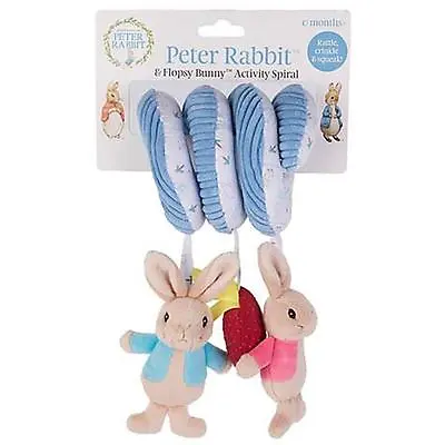 £19.97 • Buy Peter Rabbit & Flopsy Bunny Activity Spiral For Buggy/cot/car Seat FAST DISPATCH