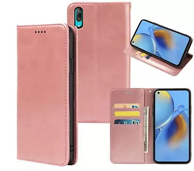 Huawei Y7 Pro 2019 Pu Leather Slim Flip Case Concealed Magnet • $7.90