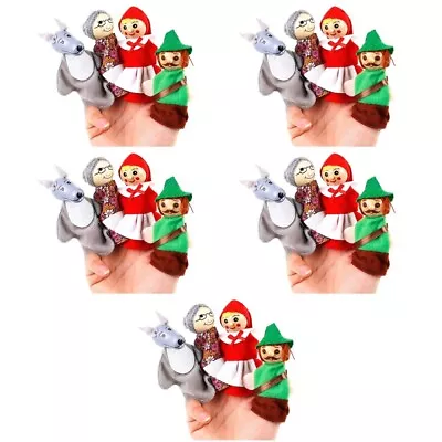  20 Pcs Finger Doll Fairy Tale Characters Toys For Toddlers Hand Puppets 1-3 • £28.25