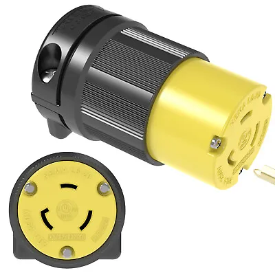 20 AMPS 250 Volts Turn Lock Connector Plug 3 Prong 20A L620C 2323 L6-20R Gen UL • $13.97