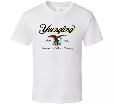 Yuengling Brewery Cool Eagle Beer Logo T Shirt • $14.99