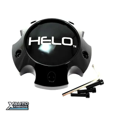 Helo Wheel Center Cap Gloss Black 1079L145AHE2GB-H42 • $18.60