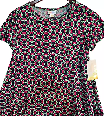 LULUROE Carly High Low Swing Minnie Disney Dress Womens Size XXS Pullover Pocket • $11.95