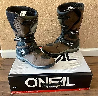 O'Neal Sierra Pro Mens Off Road Dirt Bike Riding Motocross Boots Size 9 • $149.99