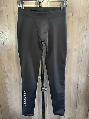 Leorever $99 Leomicci Black Compression Run Train Gym Performance Tights Sz S • $19.89